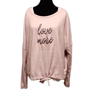 Secret Treasures Sleepwear - pink "love more" XL